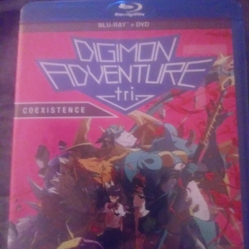 Digimon Adventure tri.: Coexistence Blu-Ray DVD Combo. New, Sealed